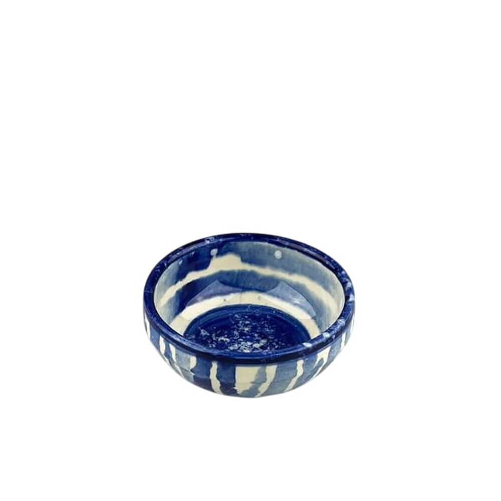 Selbrae House Blue Stripe Handcrafted Ceramic Dip Bowl